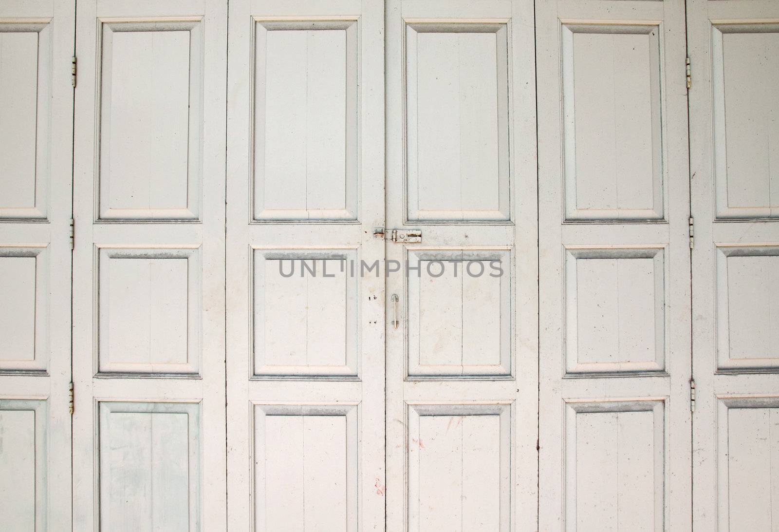 Vintage wood door