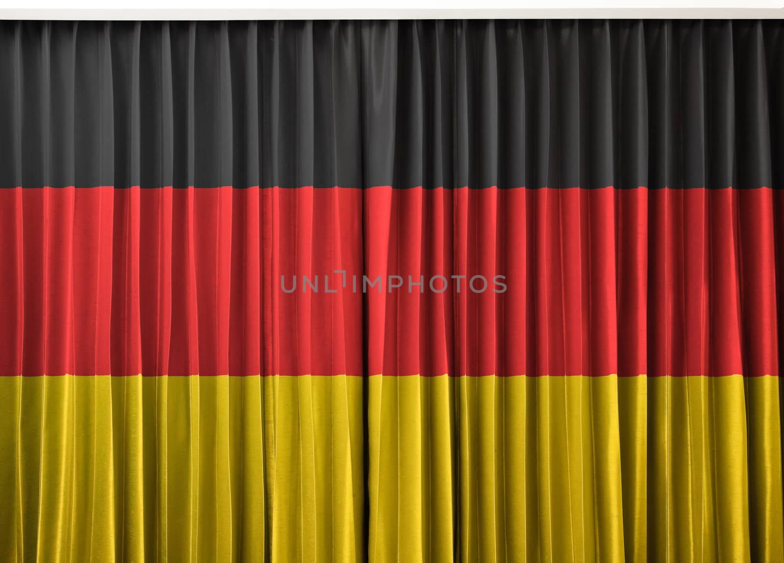Germany flag on curtain