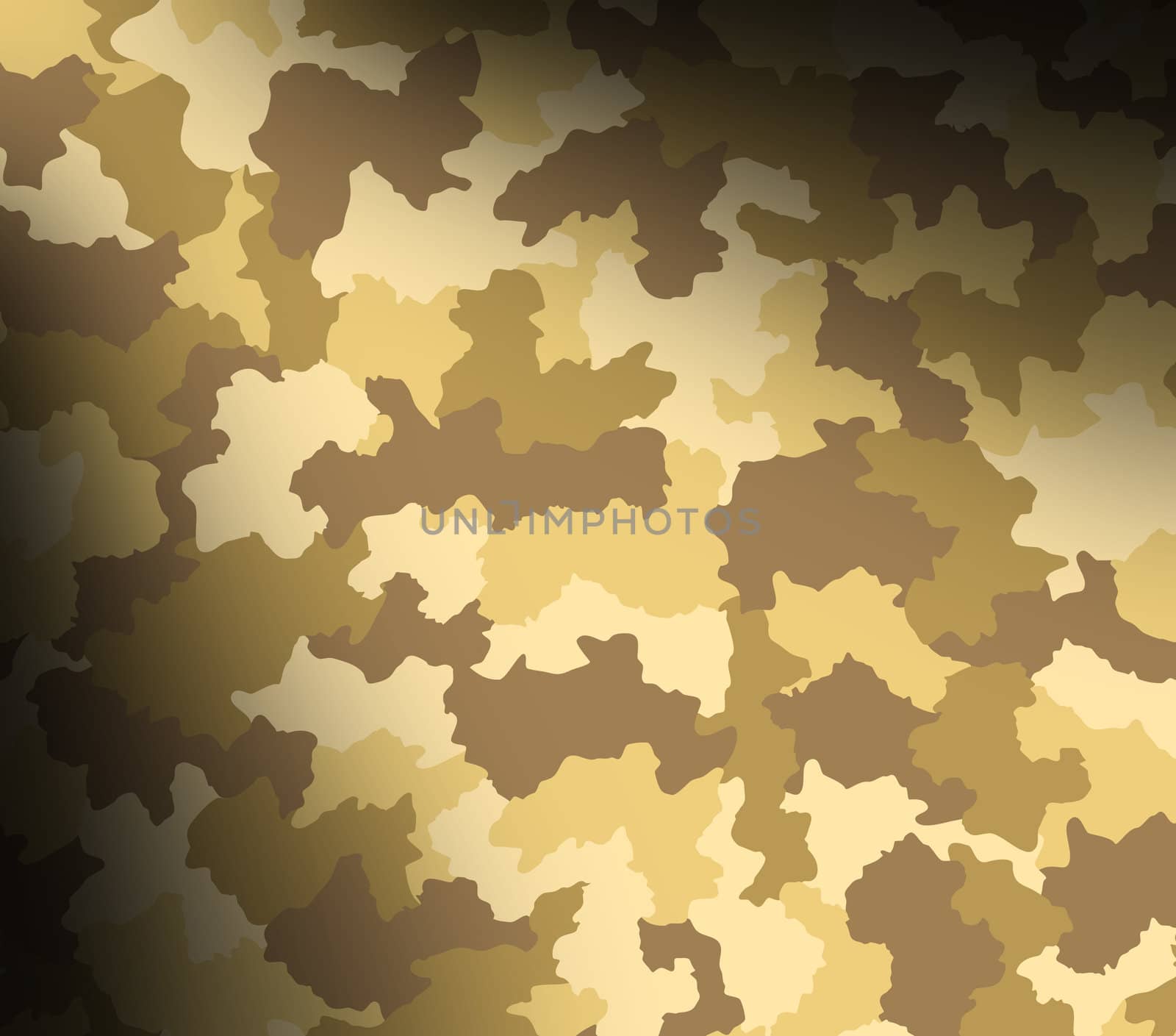 Desert camouflage pattern texture lit diagonally