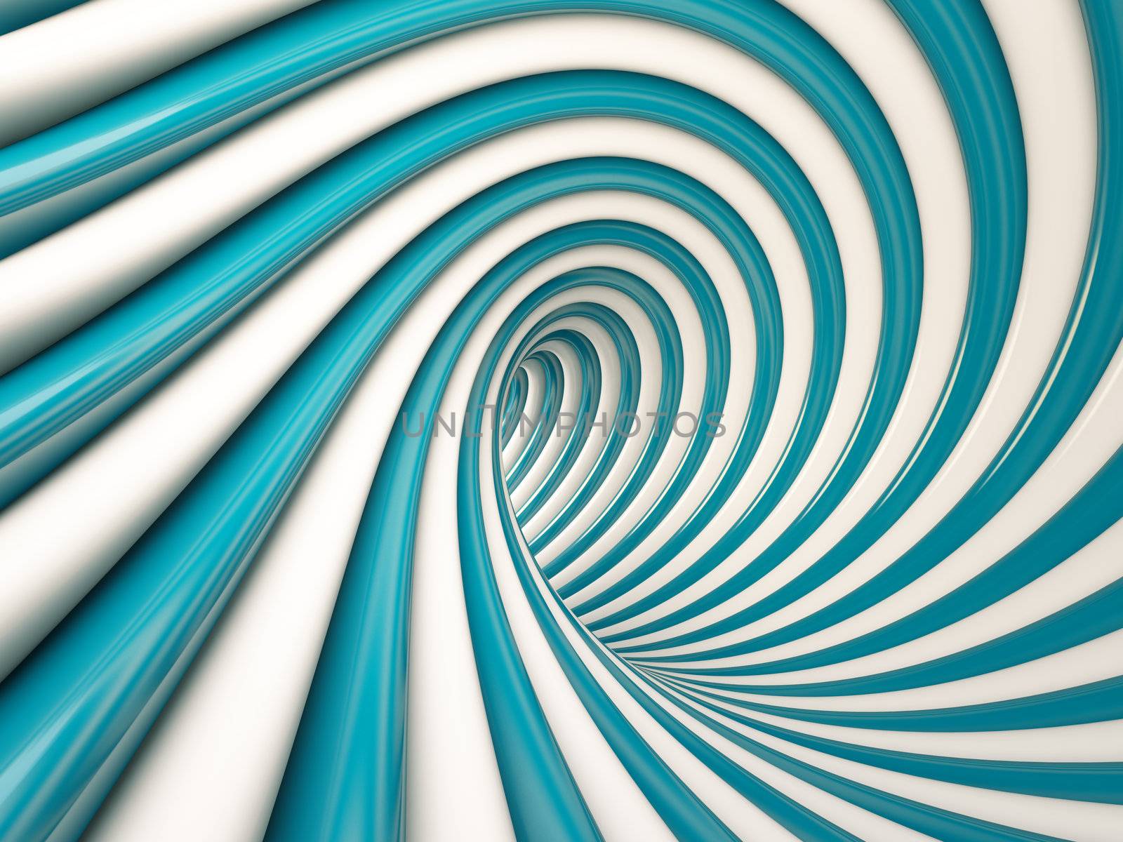 3d illustration of Blue Abstract Background