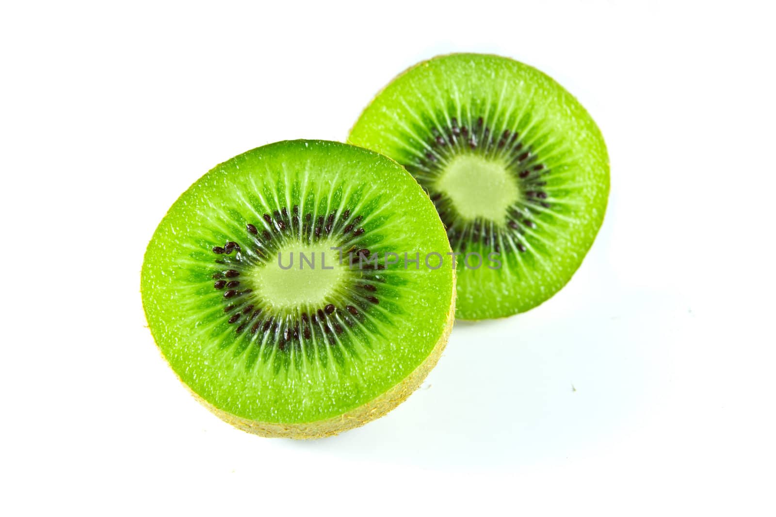 kiwi fruit isolated on white background