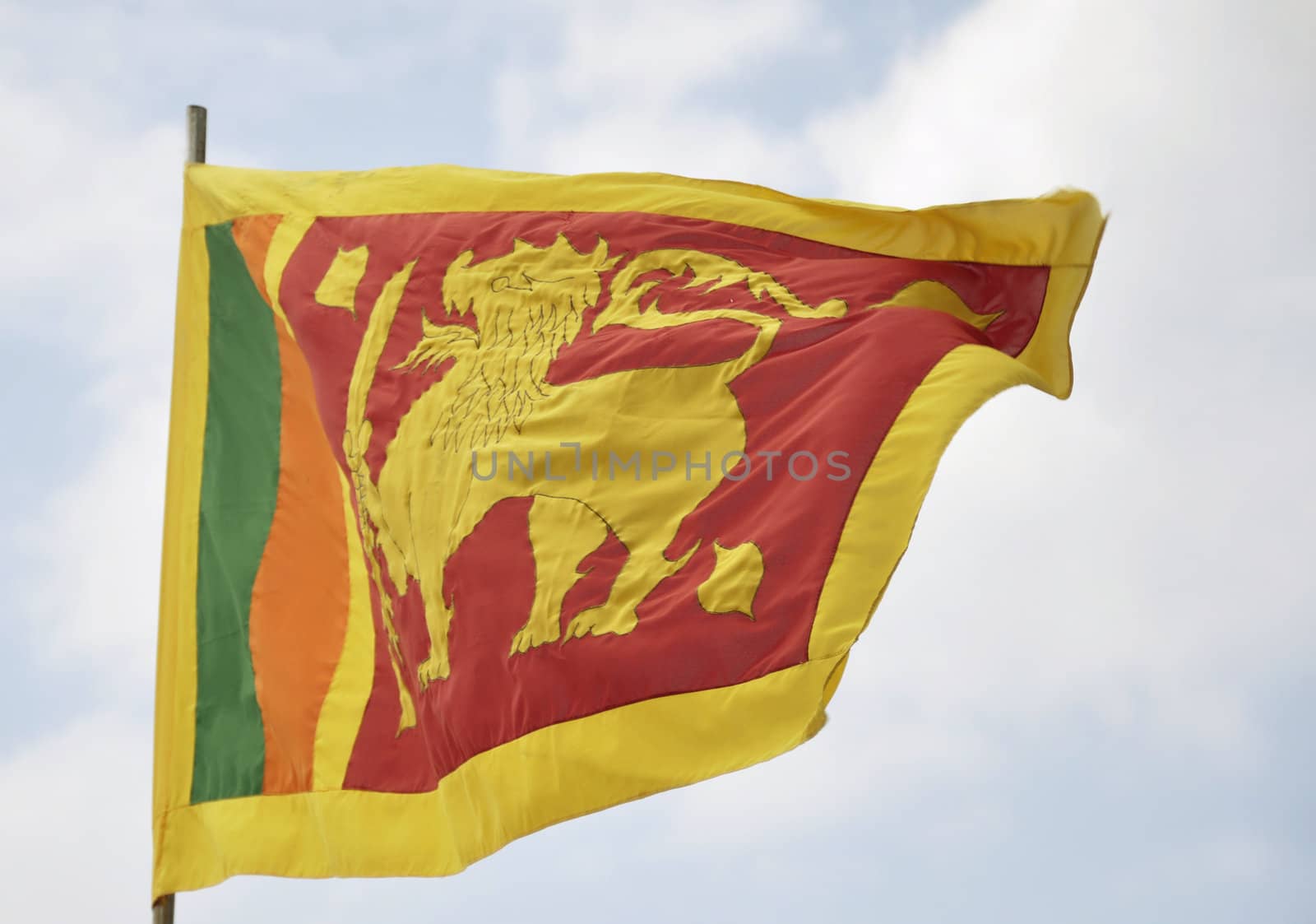 The flag of Sri Lanka by kdreams02