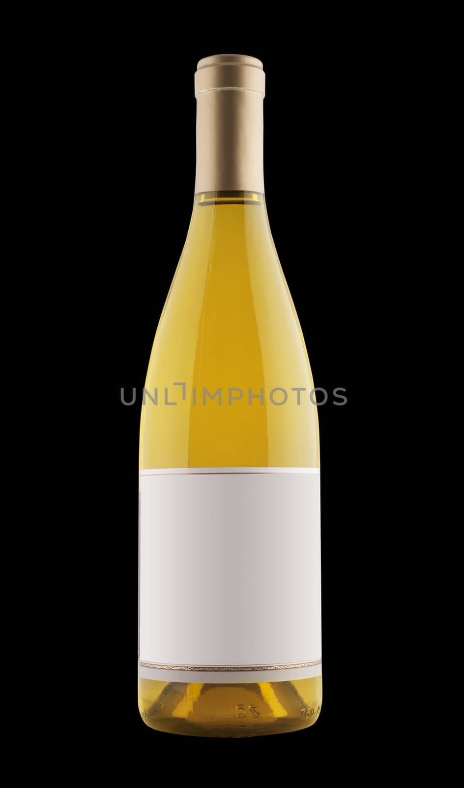 White wine bottle, isolated by f/2sumicron