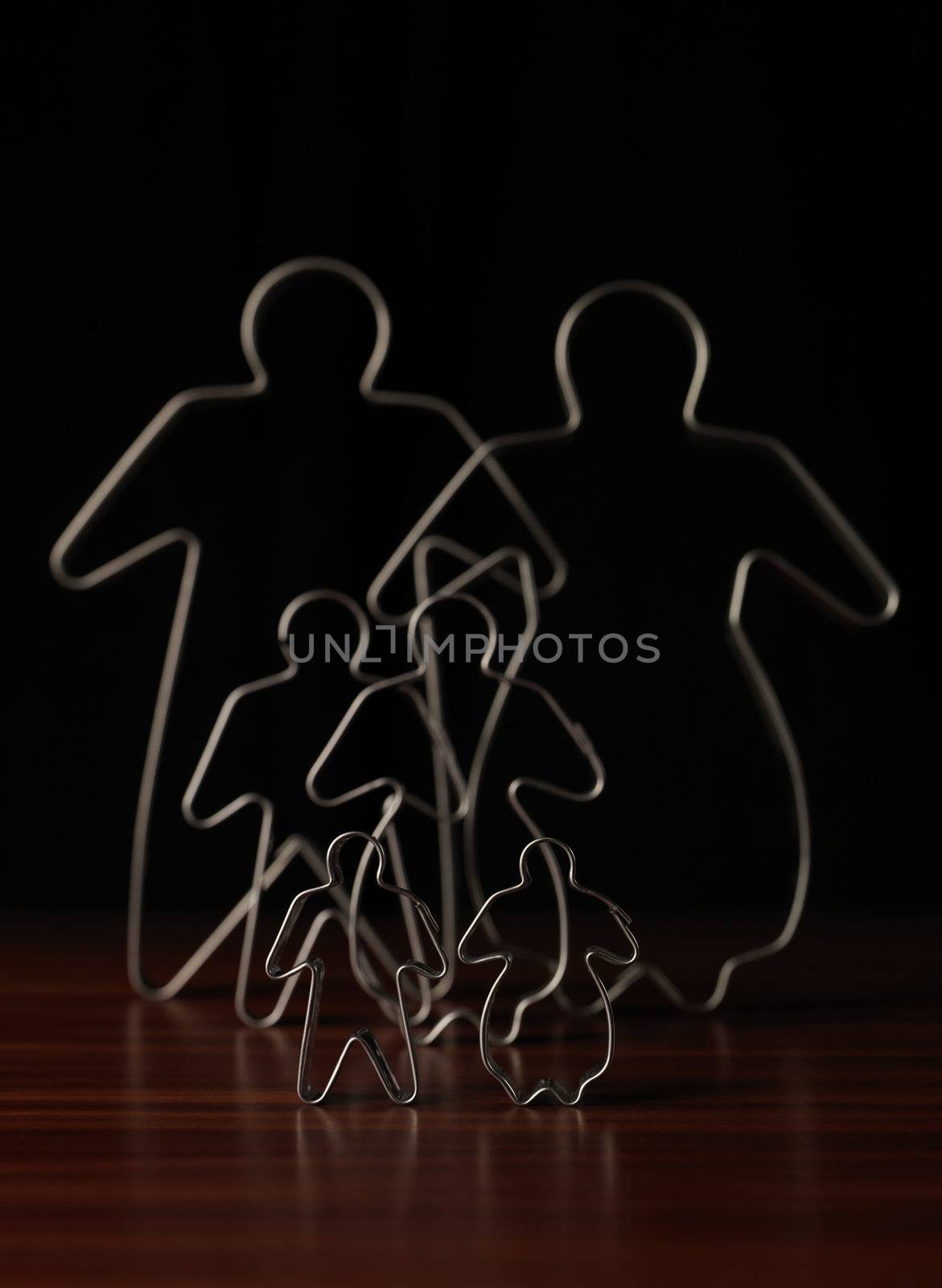 Gingerbread Forms on a teak table