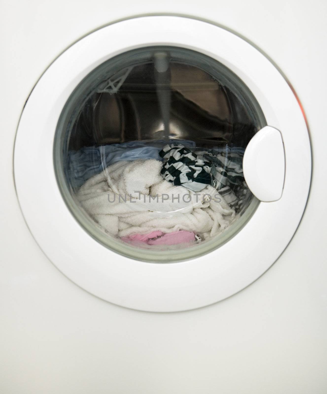 Close up of a Laundry Machine