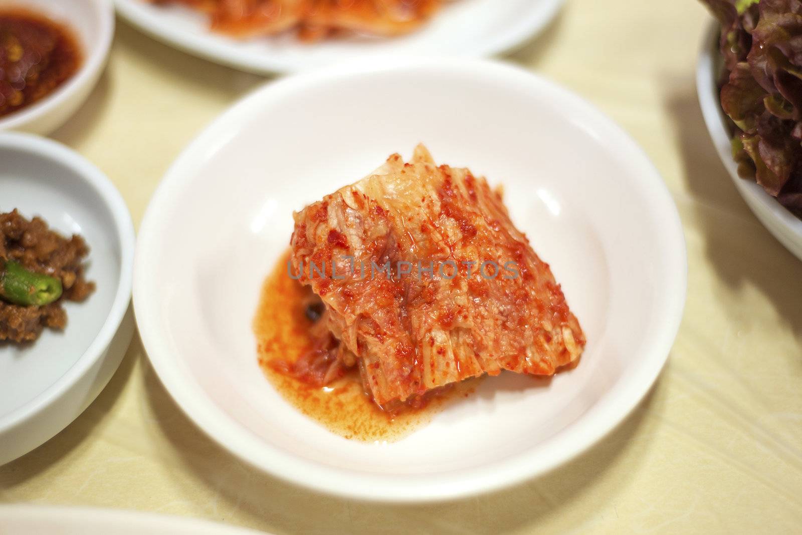 korean kimchi in seoul restaurant by jackmalipan