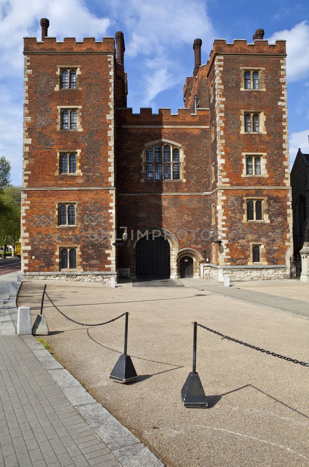 Lambeth Palace in London.  The official residence of the Archbishop of Canterbury.