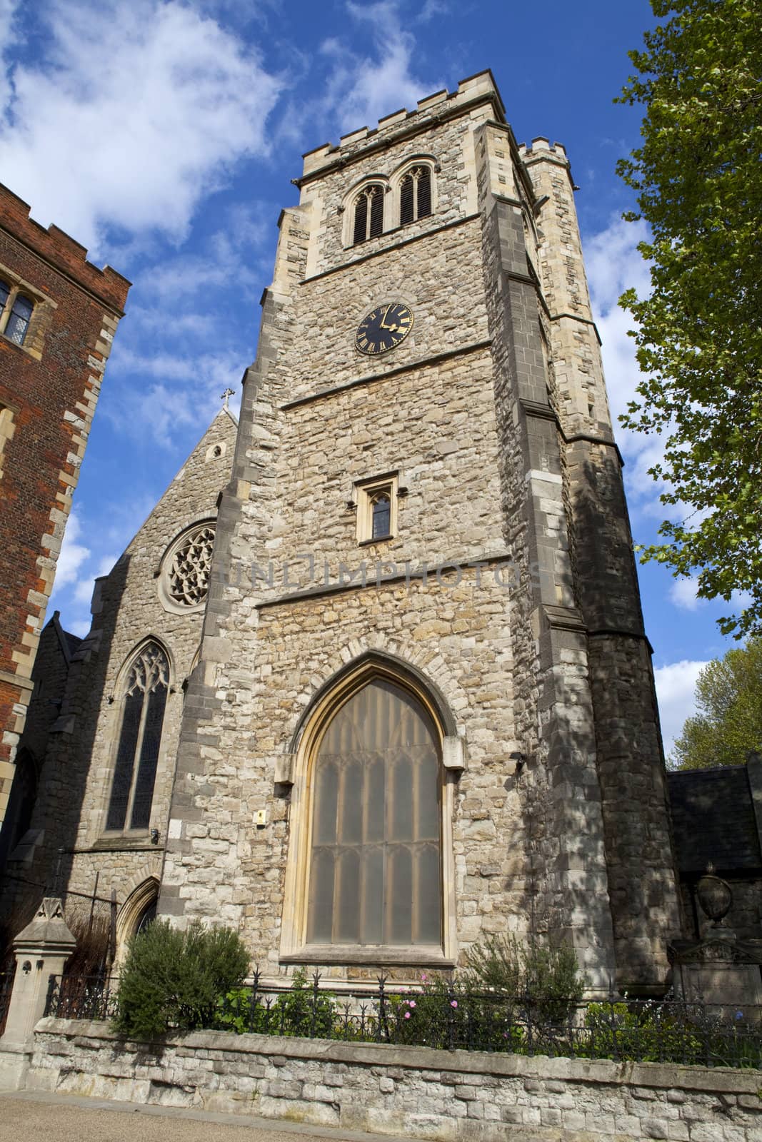 St Mary of Lambeth church which contains the Garden Museum in London.