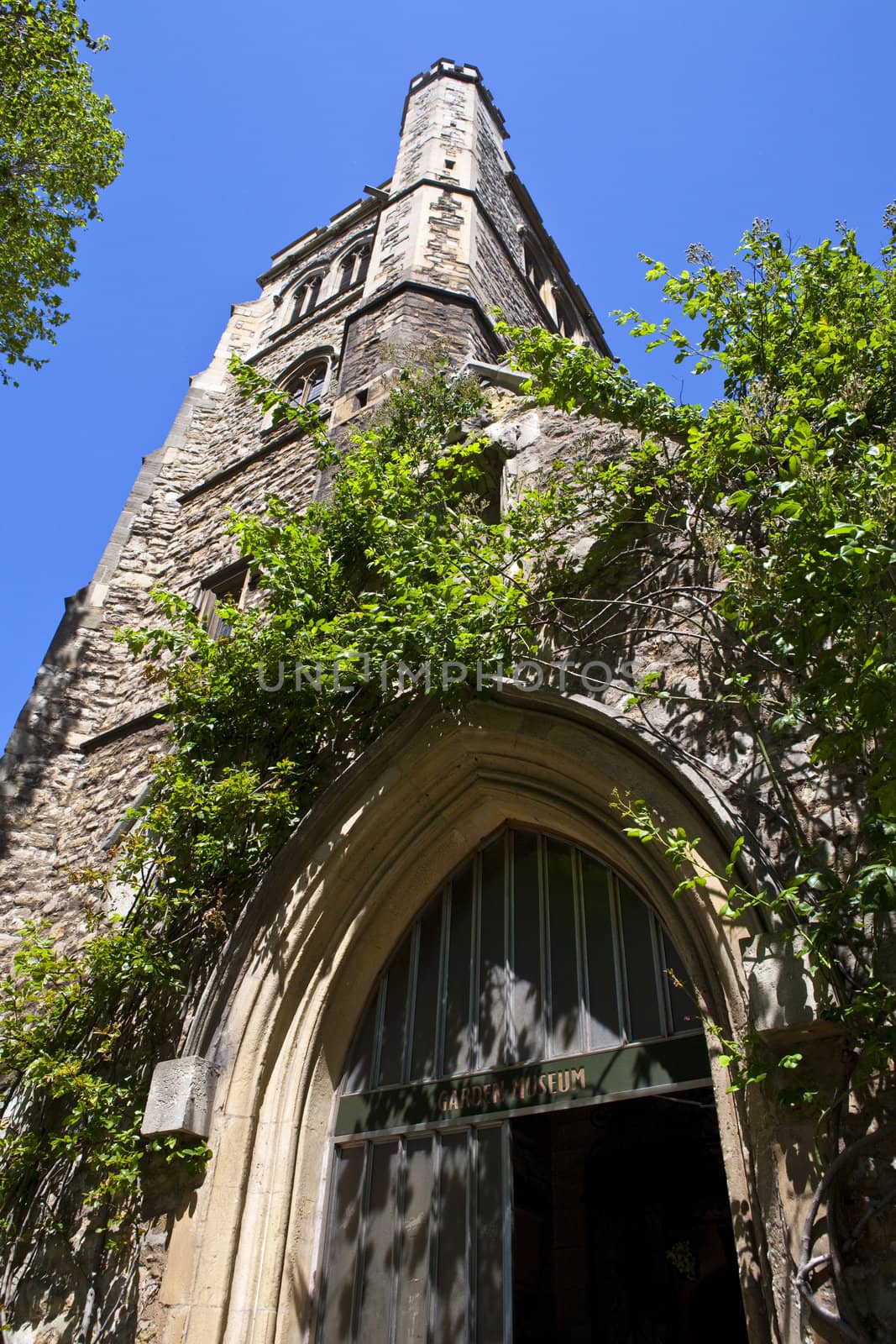 St Mary of Lambeth church which contains the Garden Museum in London.