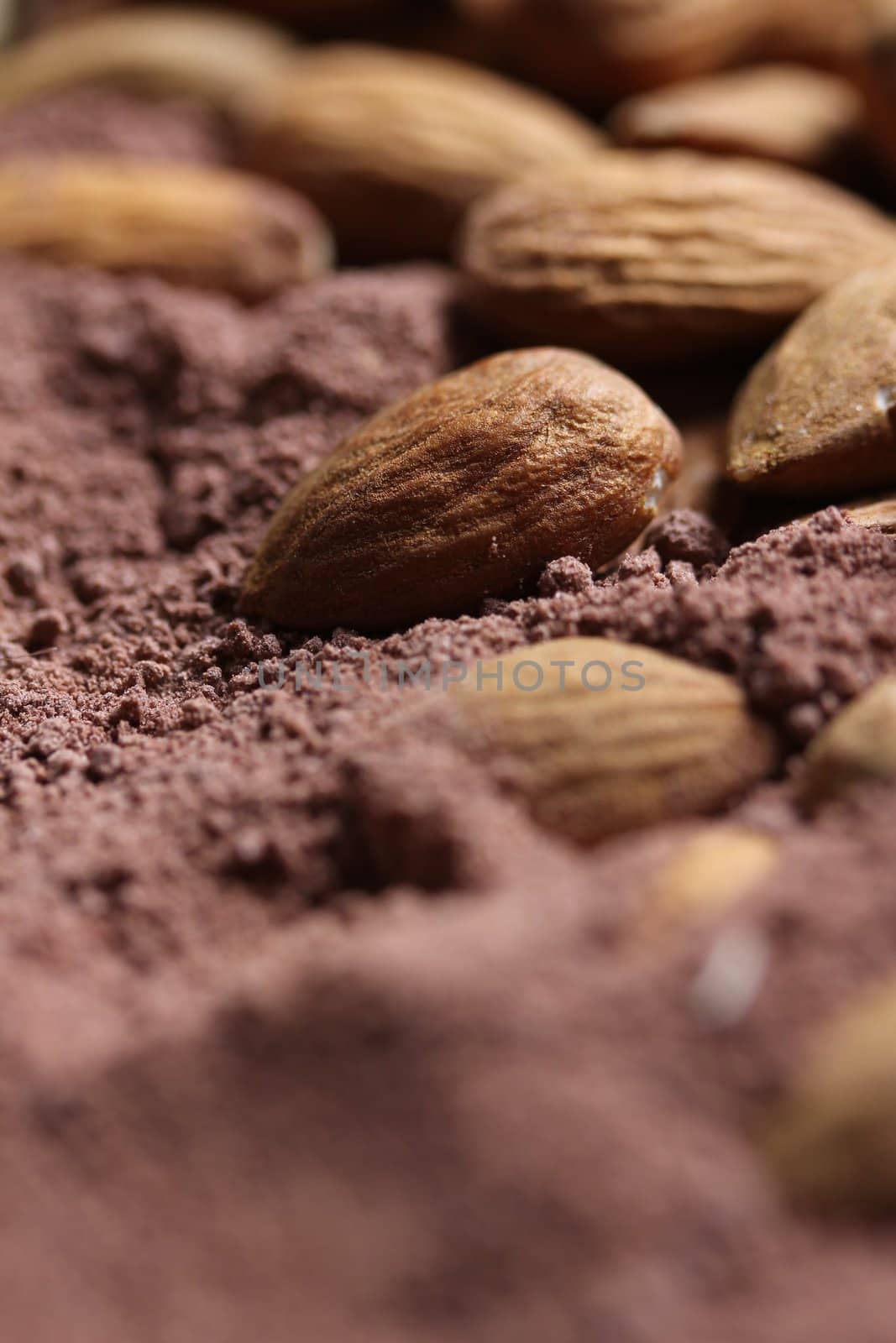 almonds in cacao by Teka77