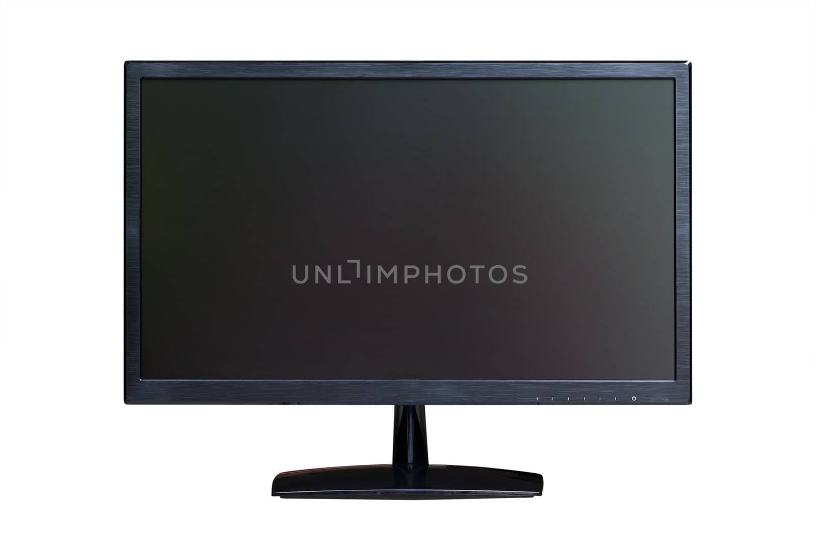 wide screen LED monitor isolated with clipping path by tungphoto
