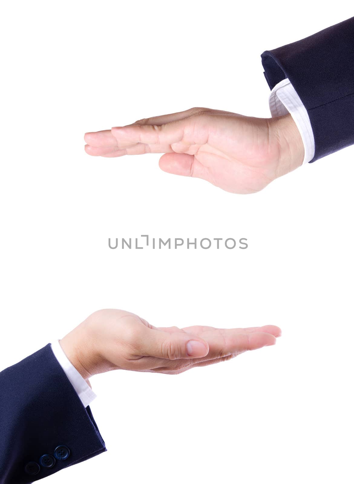 business man hand isolated by tungphoto