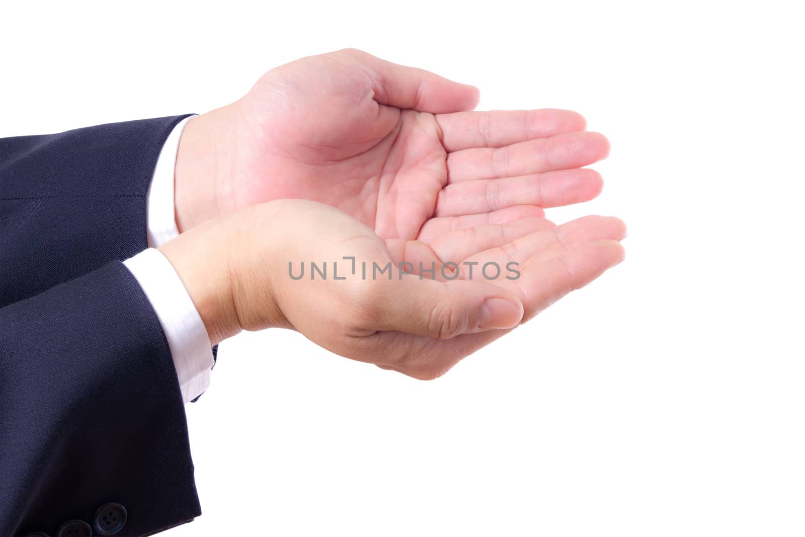 business man hand isolated by tungphoto