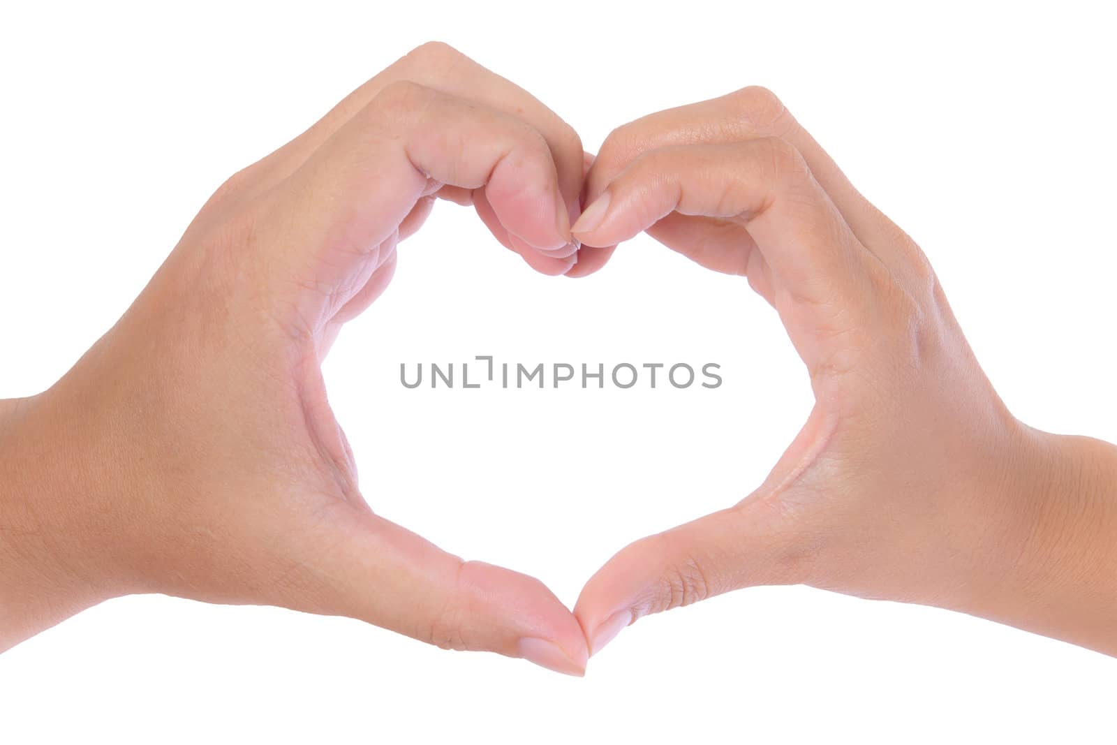 hand created heart by tungphoto