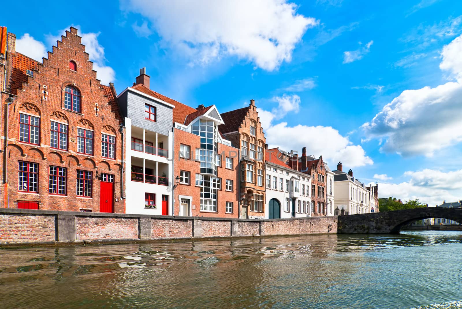 Bruges, the central part of the old city.