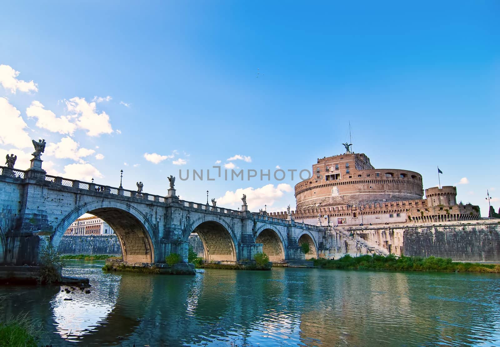 View of the Castle from the river.