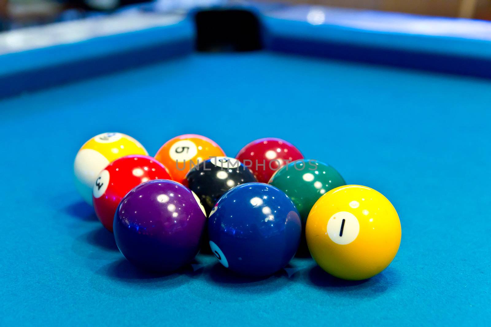 Nine pool ball by tungphoto