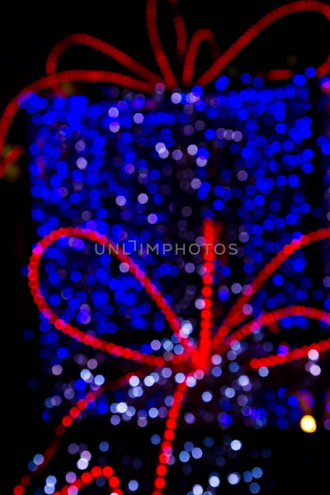 abstract or gift box bokeh by tungphoto