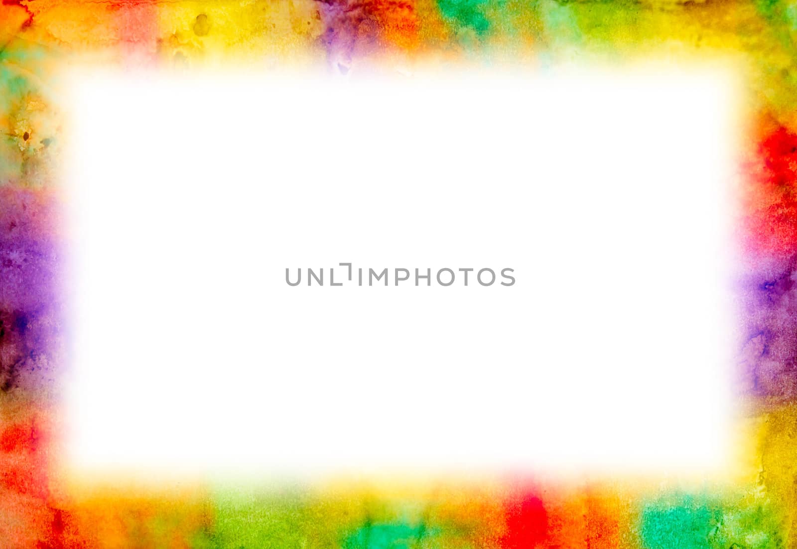 grunge watercolor frame by tungphoto