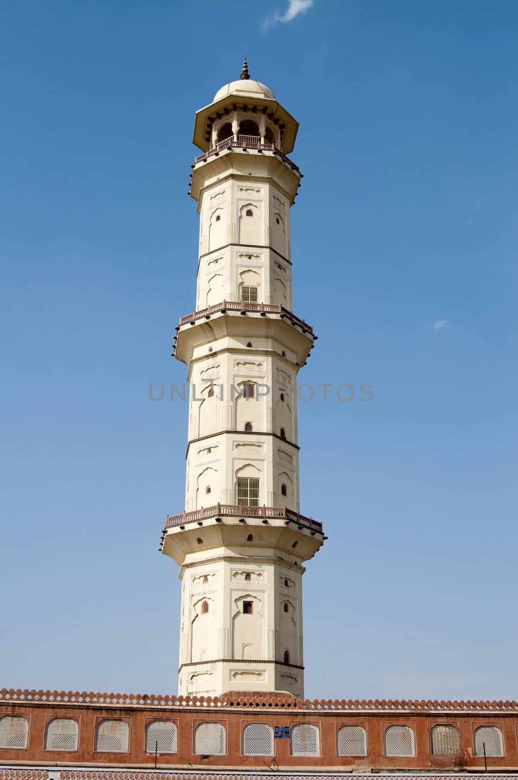 The Iswari Minar Swarga Sal Minaret in Jaipur, India by johnnychaos