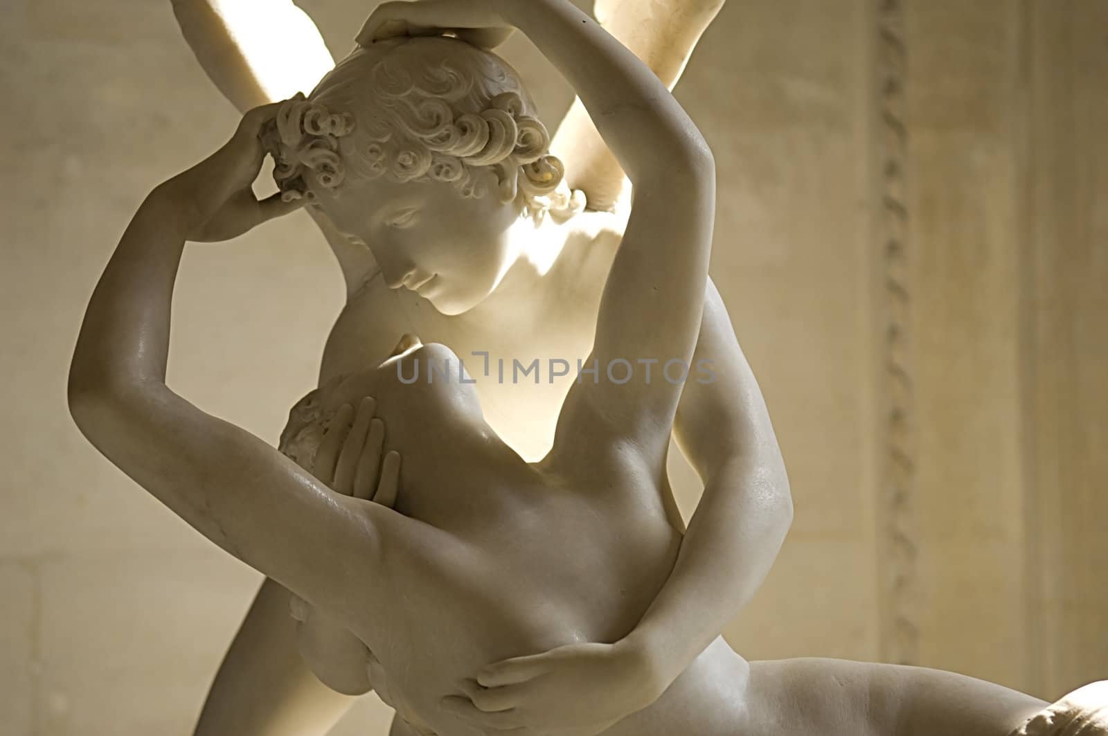 marble sculpture Cupid and Psyche by irisphoto4