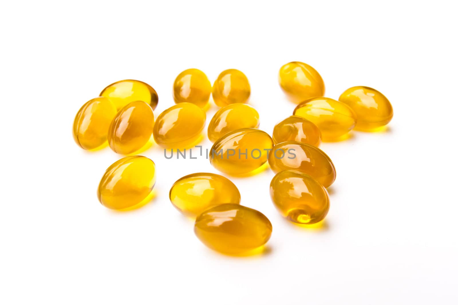 rice bran oil capsule by tungphoto