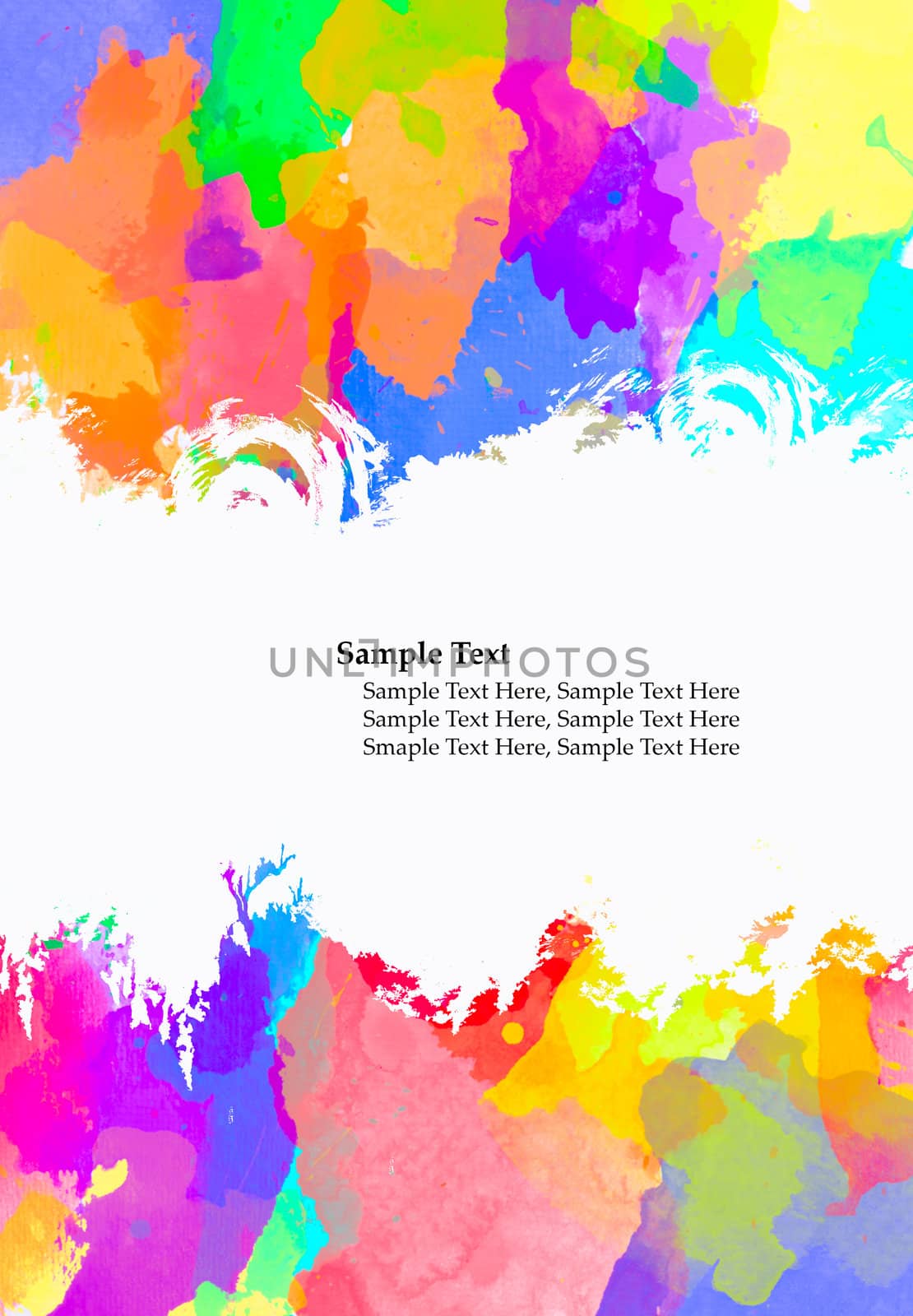 abstract water color for background by tungphoto