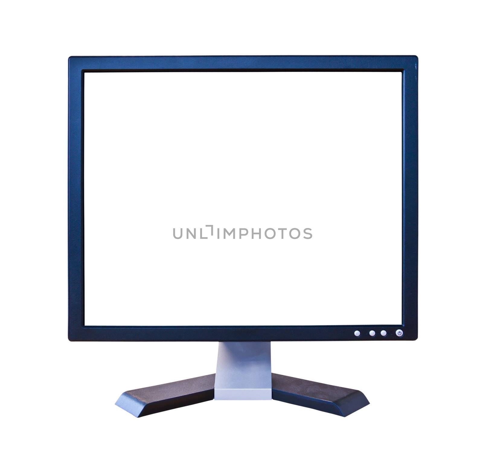 LCD Monitor with blank screen isolated by tungphoto