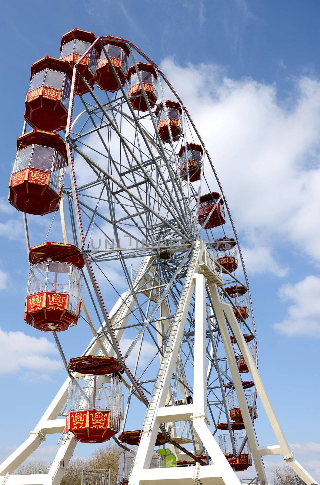 a Ferris Wheel  at an Amusement Park 