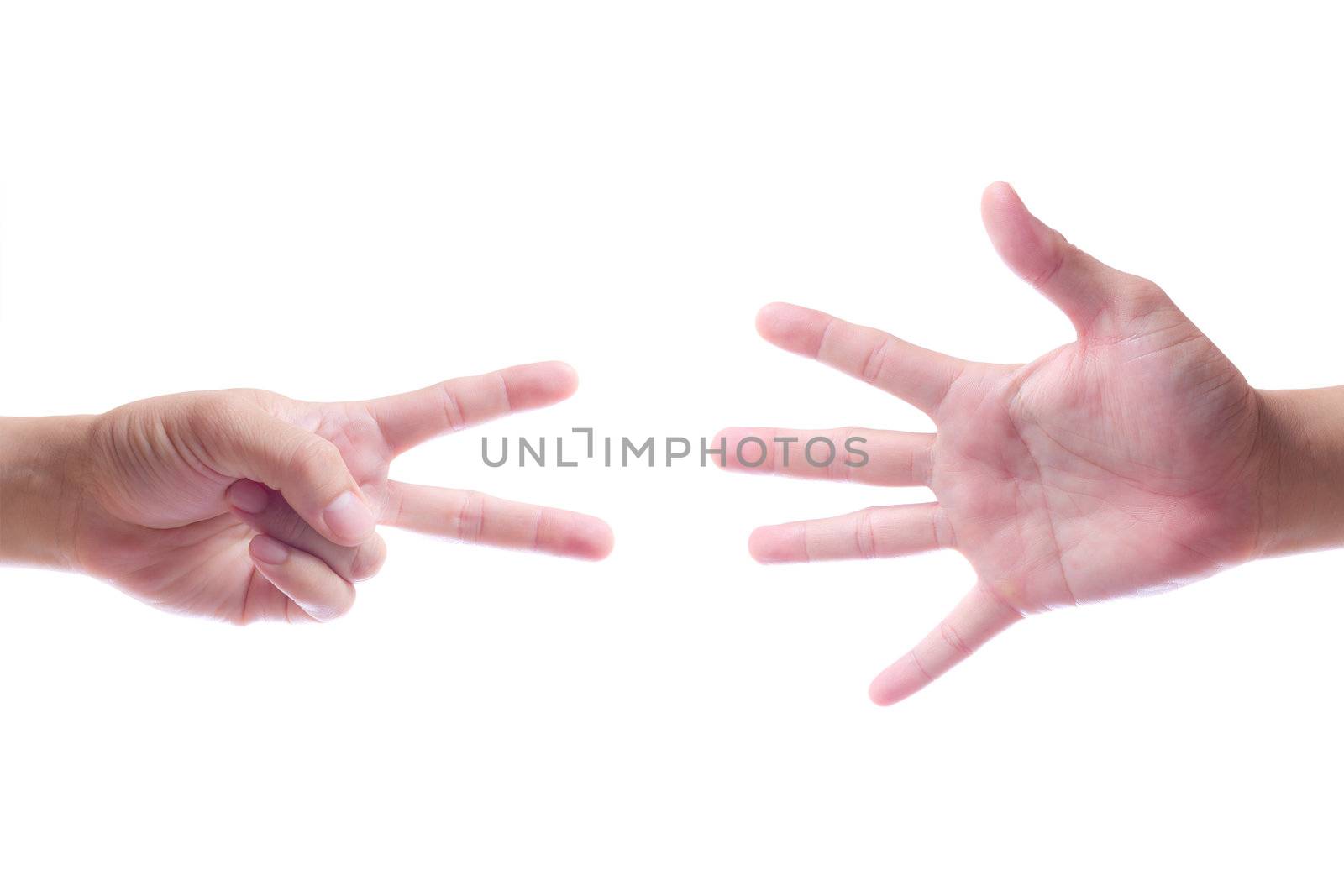 hand symbol isolated by tungphoto