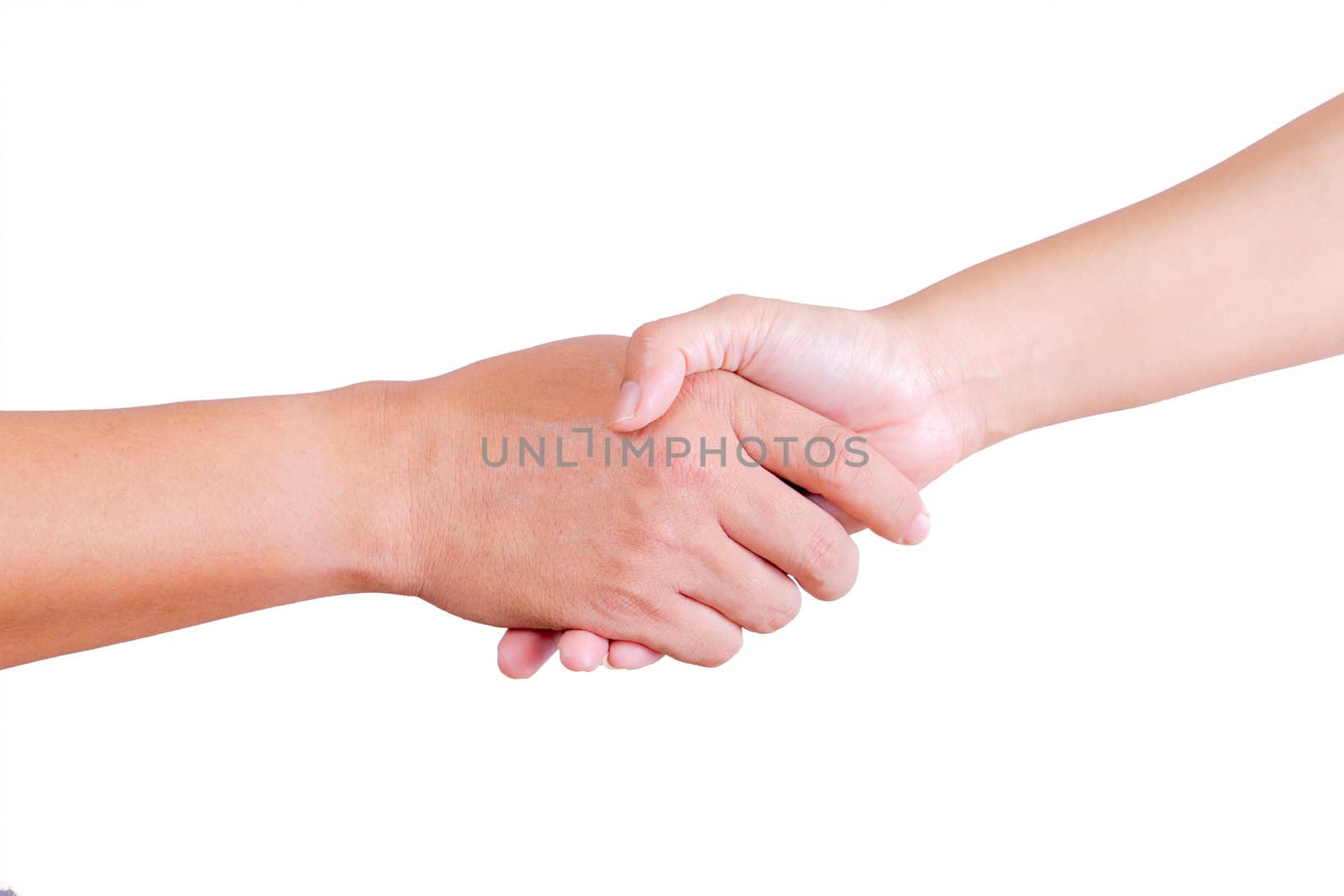 holding hand of man and woman isolated by tungphoto