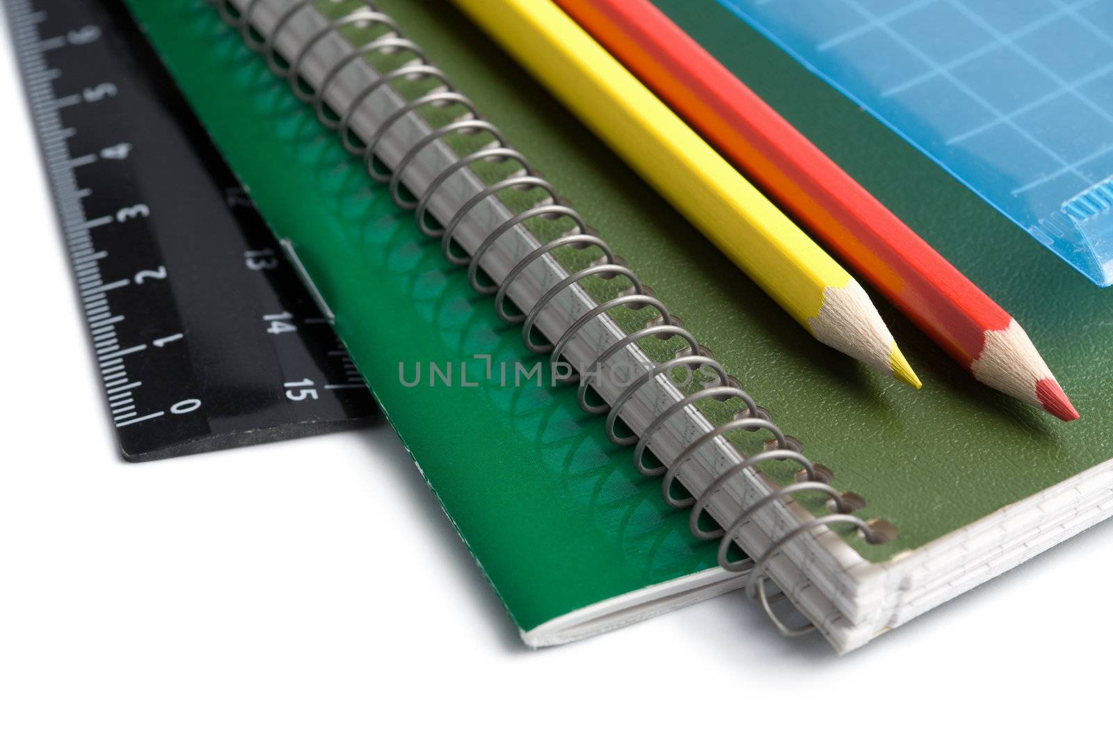 school accessories background