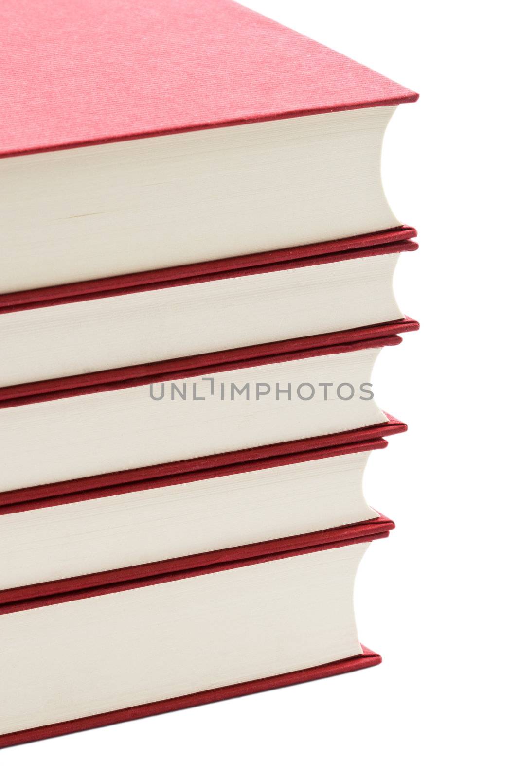 stack o red books
