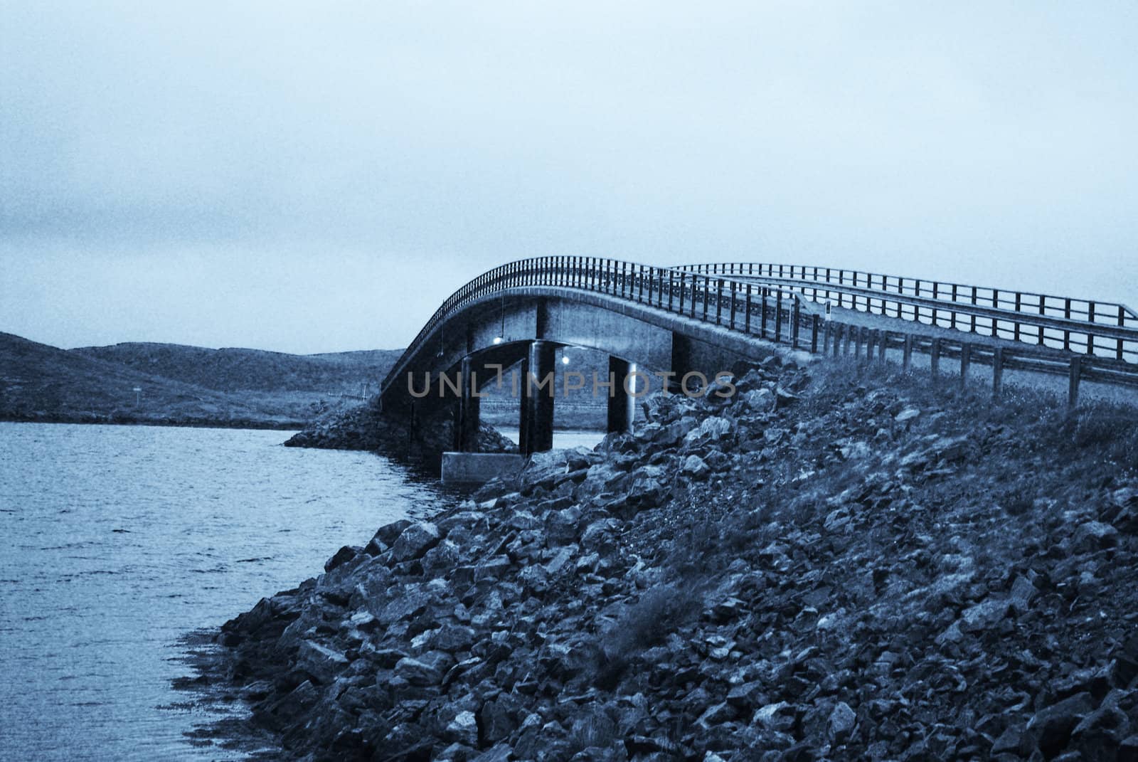 A bridge in the north of Norway.