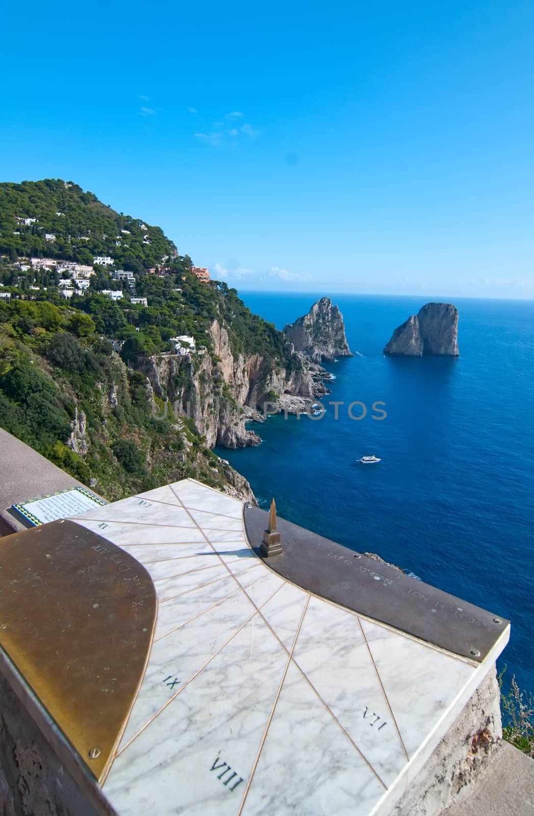 italy, capri, sea