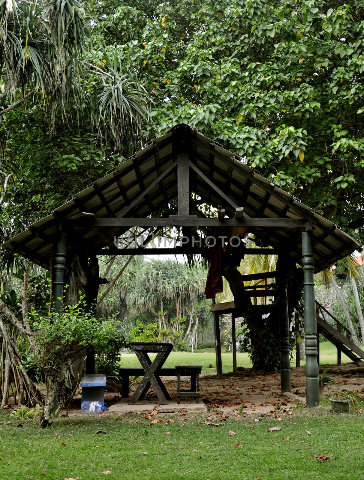 A hut at a spice garden in Sri Lanka by kdreams02