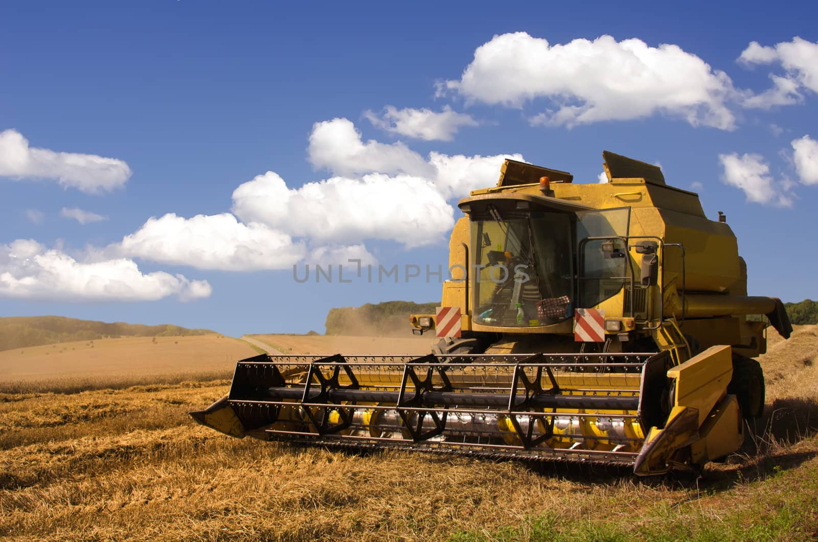 combine harvester by njaj