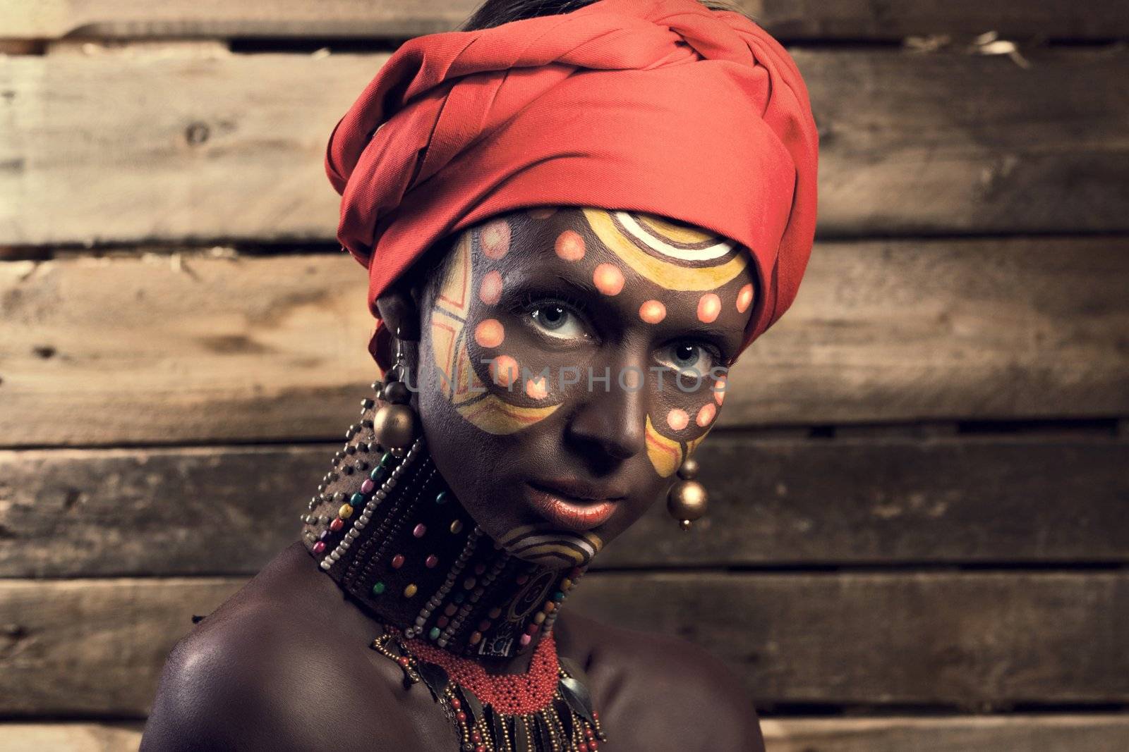 face of african women by nigerfoxy