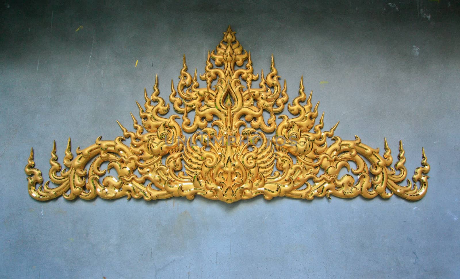 thai architecture wall