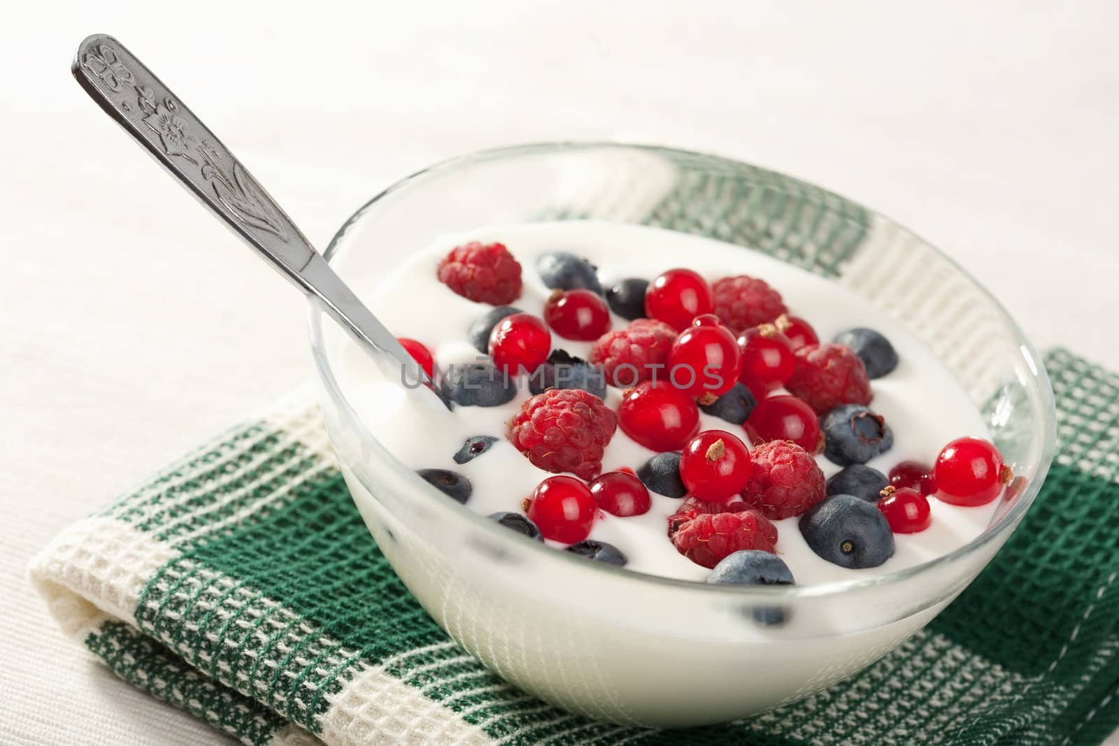 yogurt with wild berries 