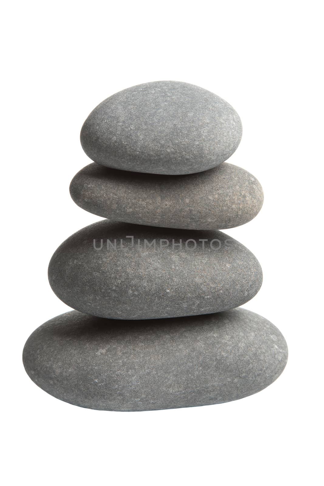 grey spa stones isolated
