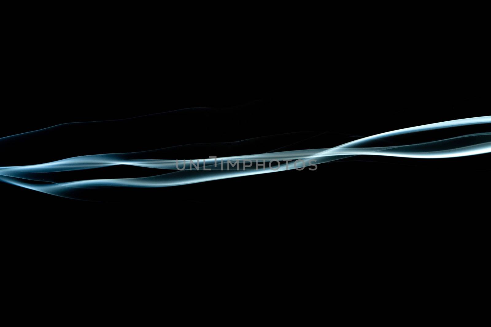 abstract blue smoke isolated
