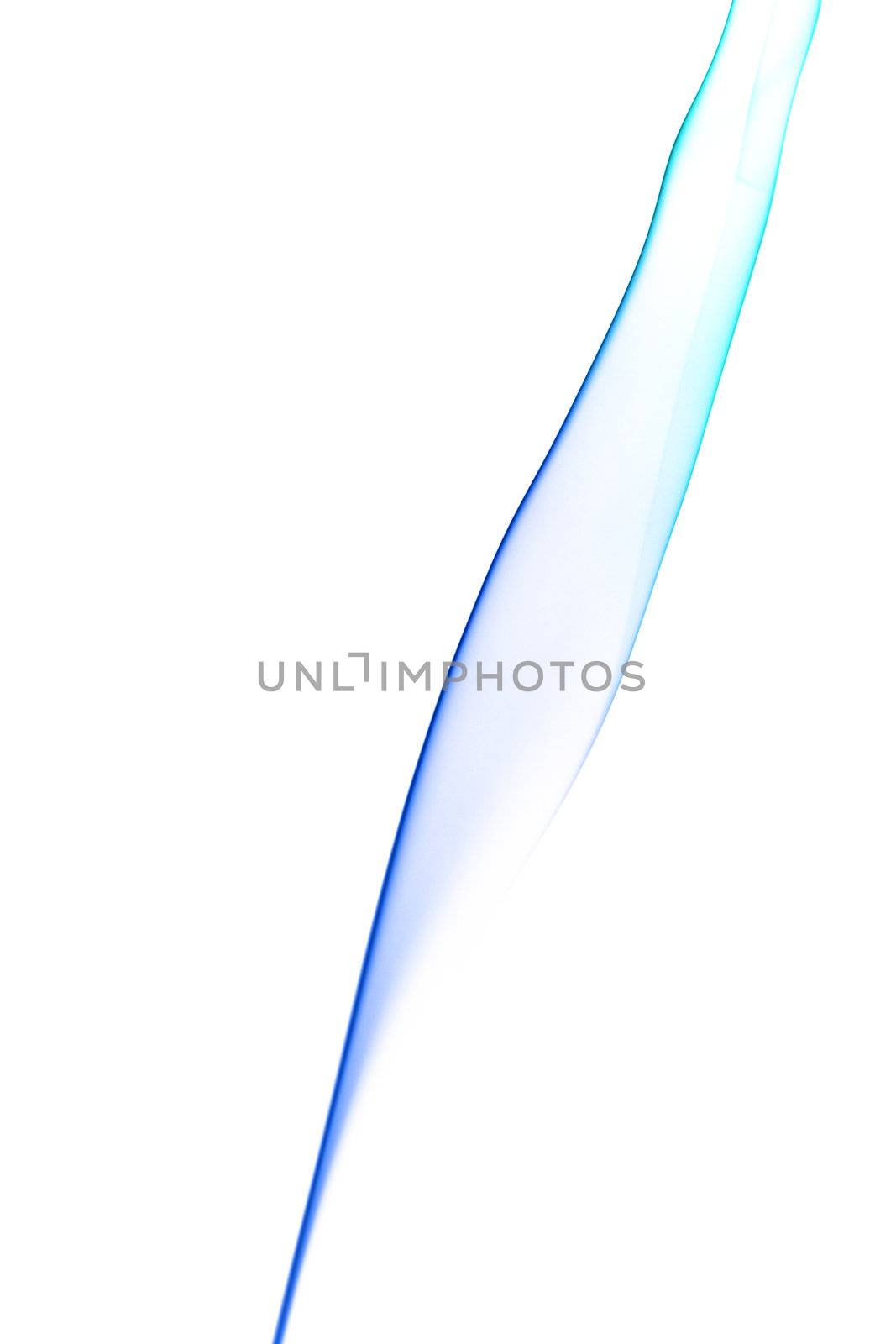abstract blue smoke isolated
