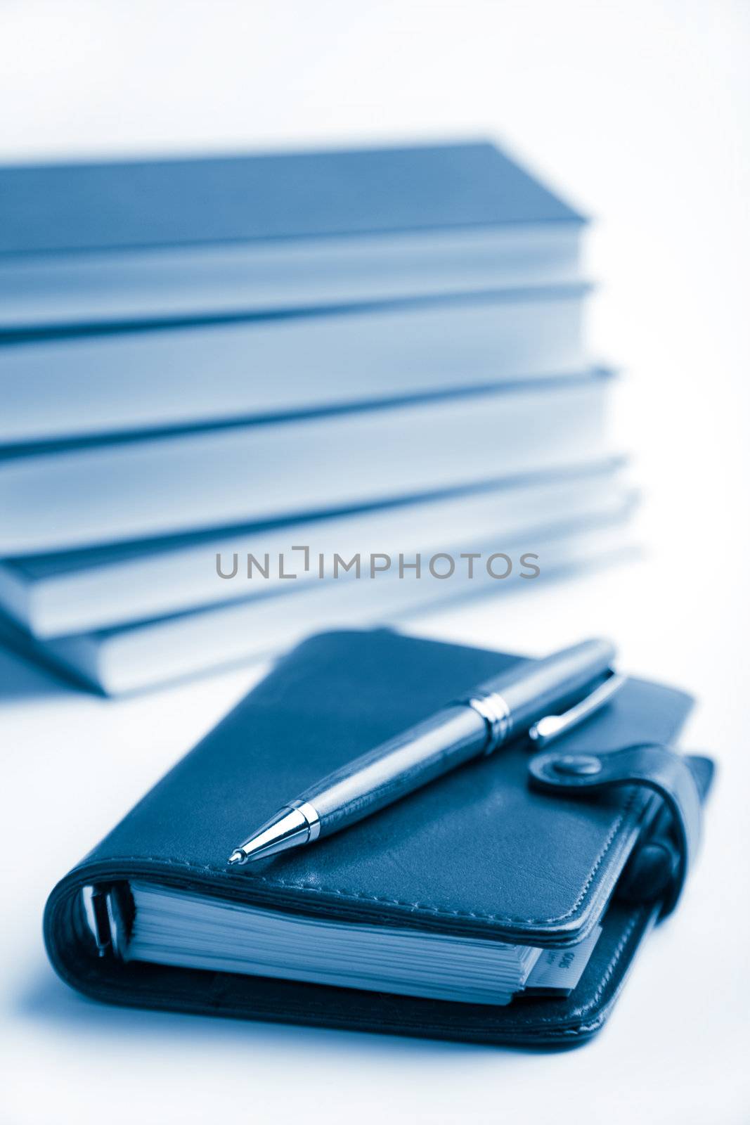 planner and books