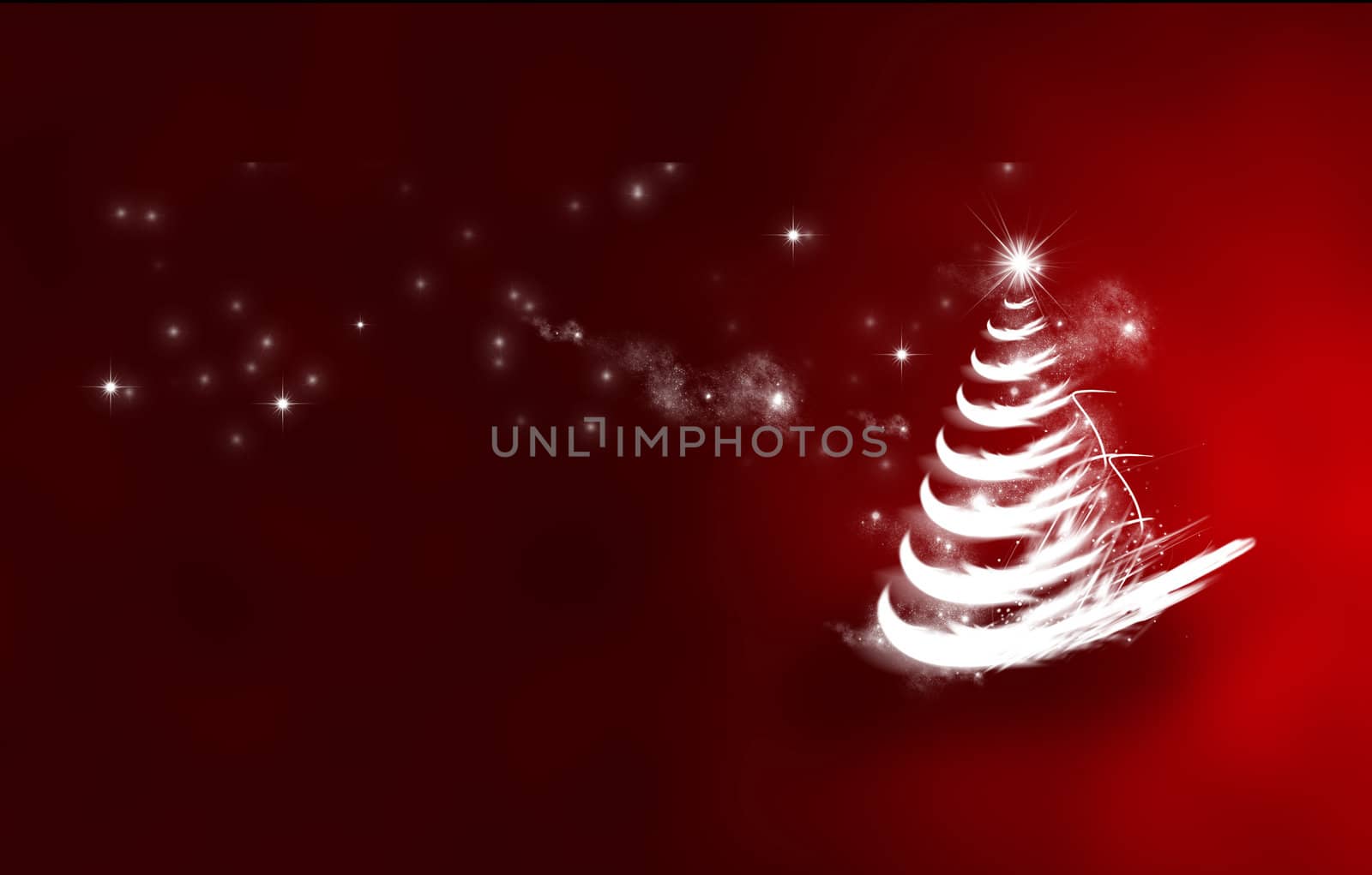 red christmas tree, christmas is a festival of people around the world has been waiting.
