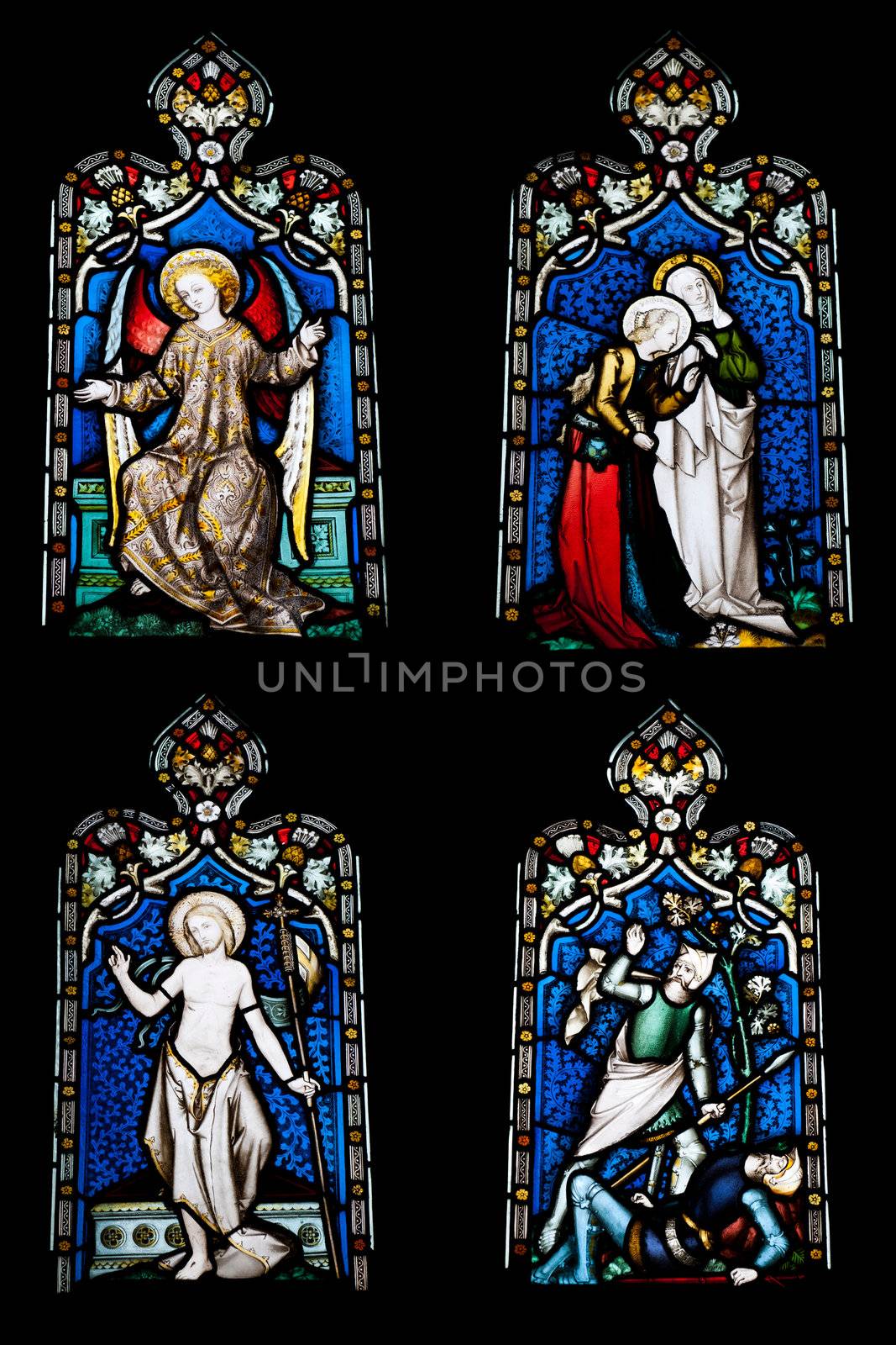 Religious stained glass windows by luissantos84