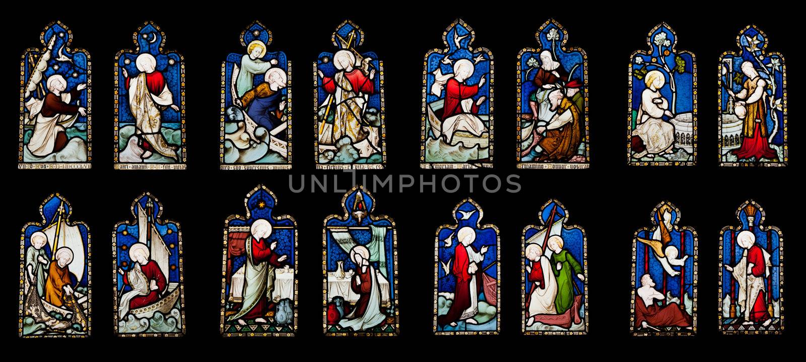 Religious stained glass windows by luissantos84