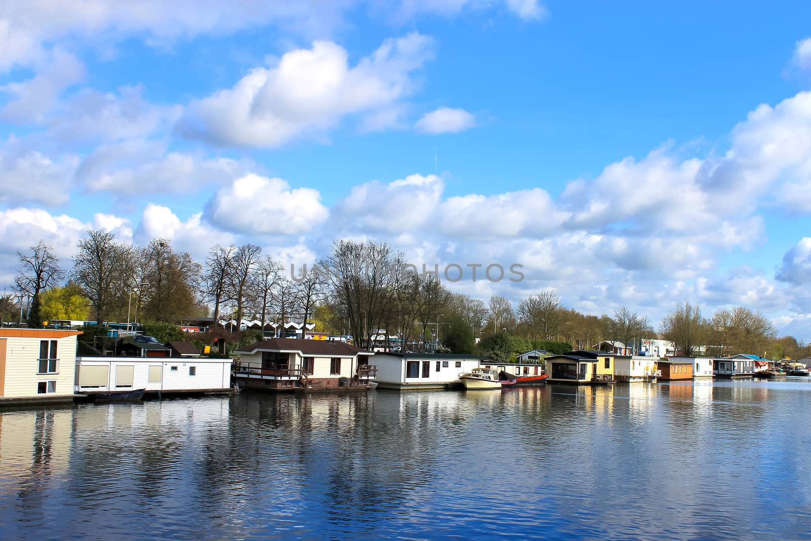 Houseboats in Gorinchem. Netherlands by NickNick
