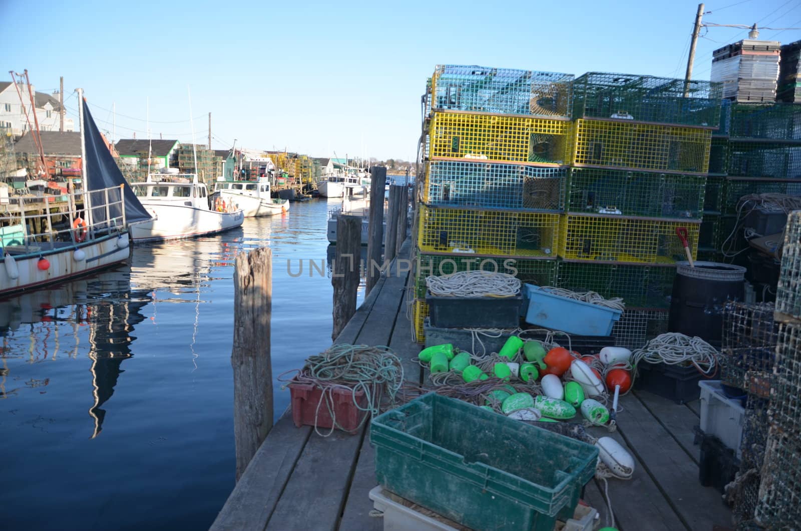 Boats, traps and other gear needed by lobster fisherman