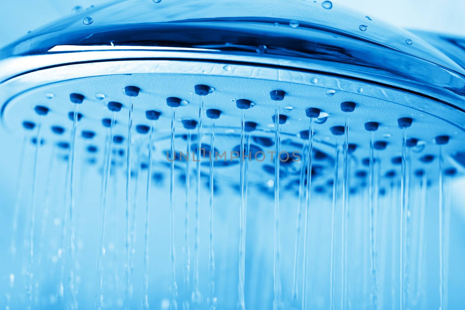 metal shower